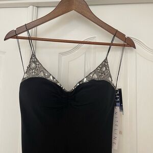 Niteline Black Long Evening Dress